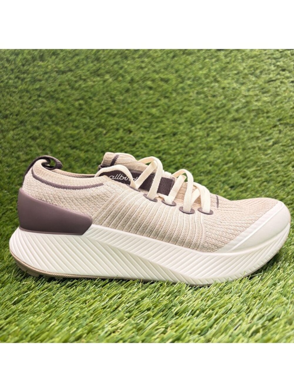 Allbirds Tree Glider Womens Size 6 Beige Brown Athletic Running Shoes Sneakers